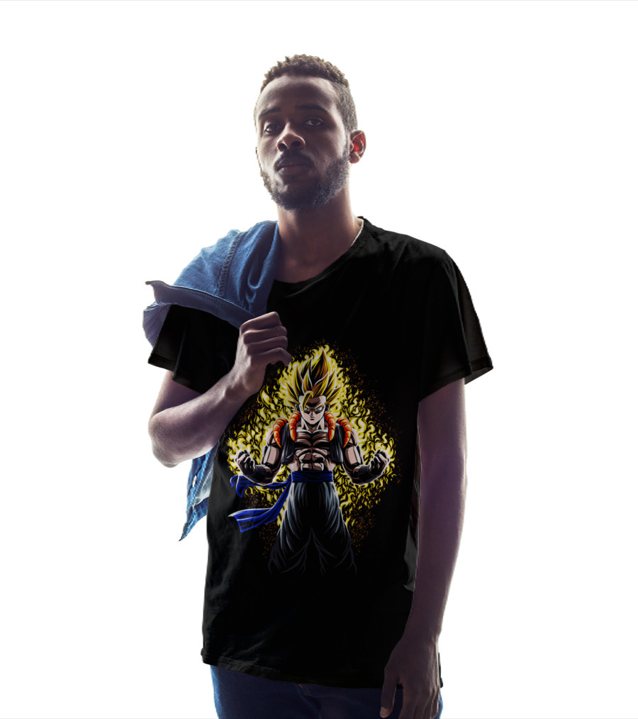 Dragon Ball Super Saiyan Fusion Power Energy Gold Aura T-Shirt