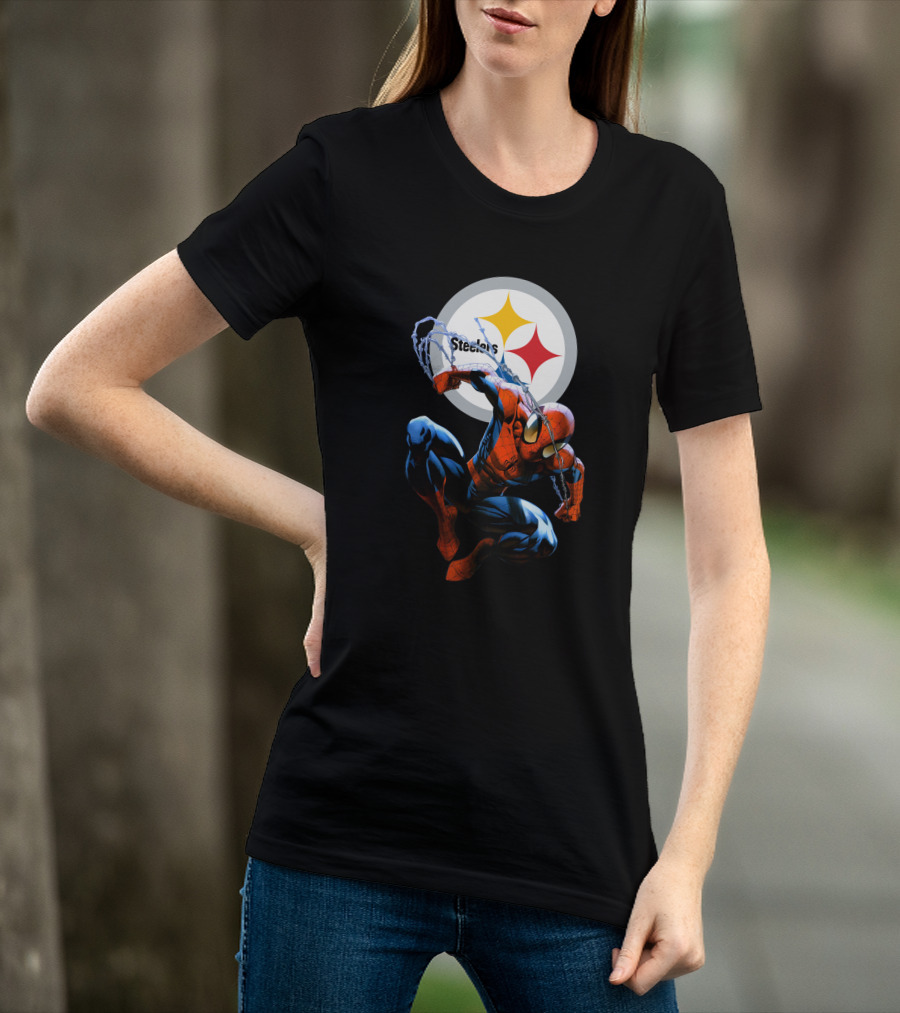 Spider-Man Steelers Fan 15 T-Shirt