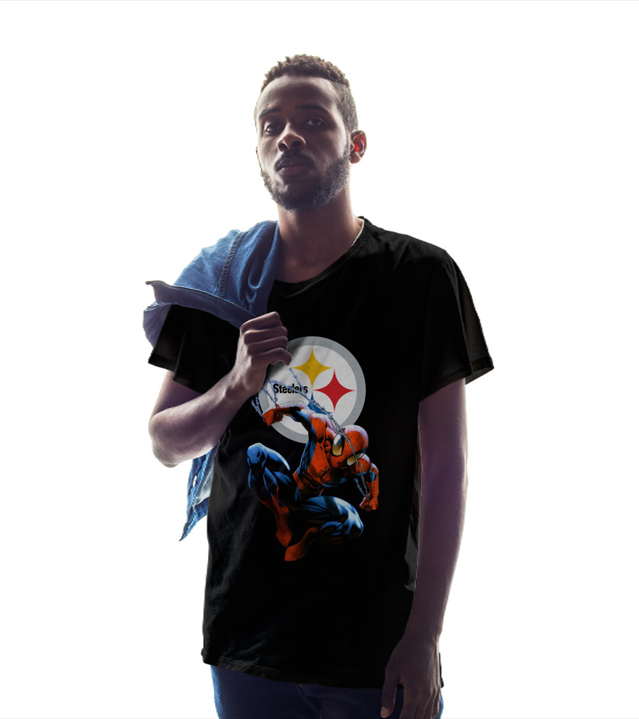 Spider-Man Steelers Fan 15 T-Shirt