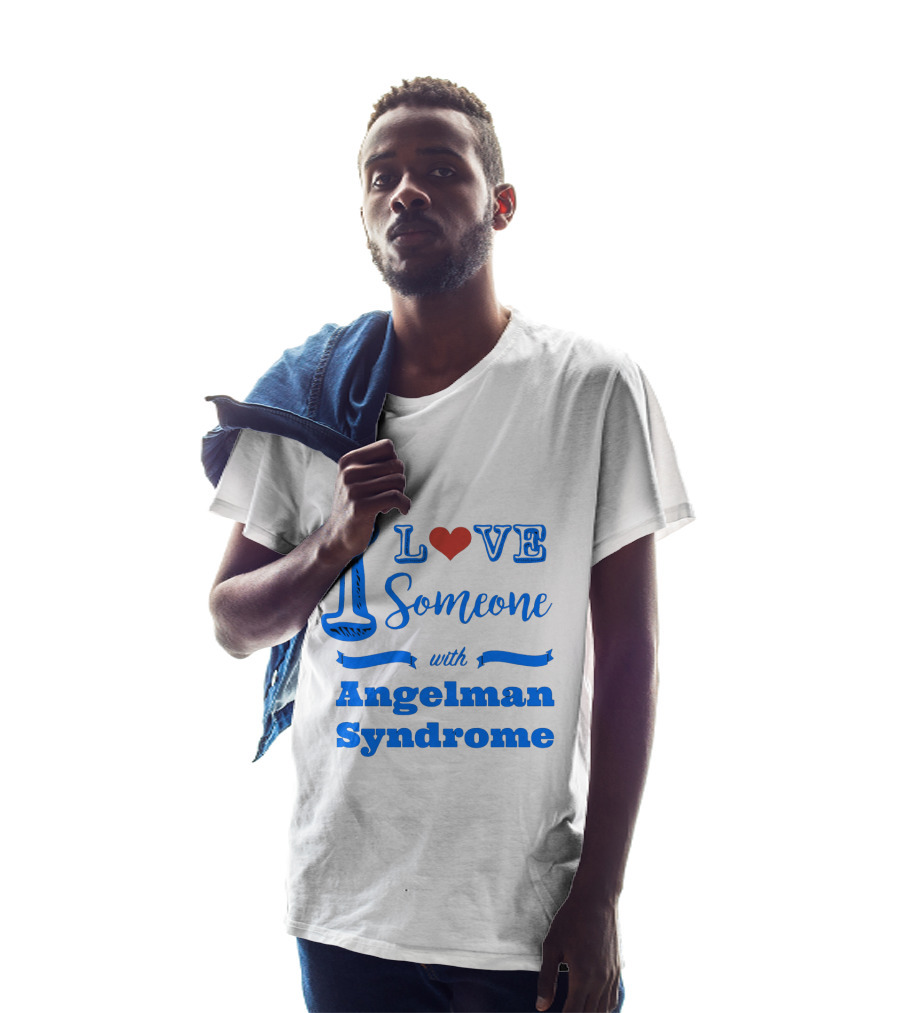 I Love Someone With Angelman Syndrome Autism Awareness T-Shirt