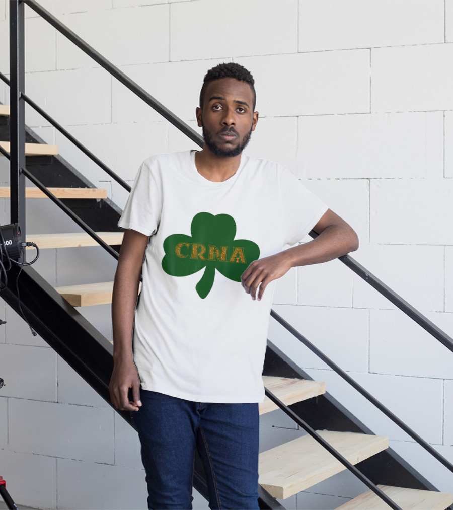 Shamrock CRNA St. Patrick's Day Irish Celtic T-Shirt