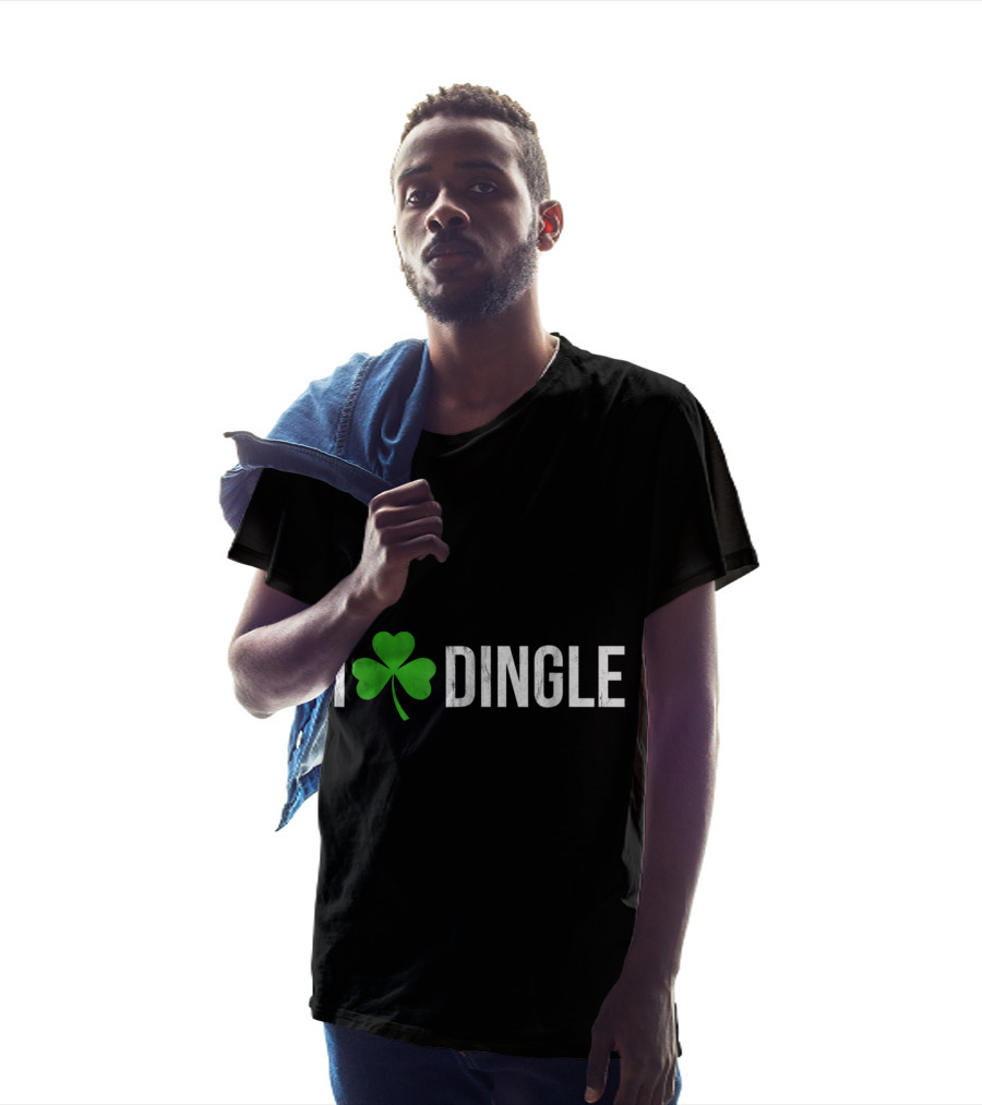 I Shamrock Dingle Ireland Irish Shamrock Heart T-Shirt