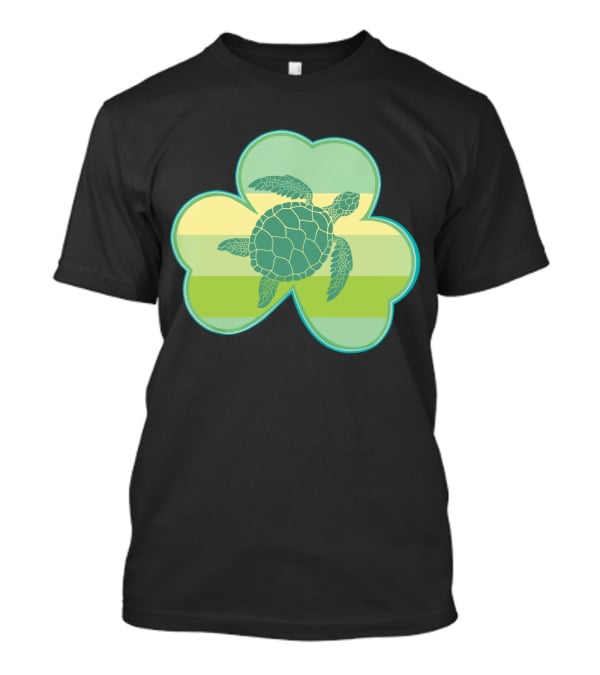 Turtle Lover Shamrocks Clover Love T-Shirt