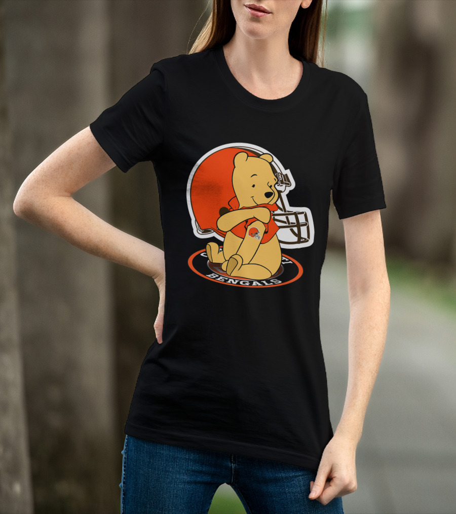 Pooh Browns Cincinnati Bengals T-Shirt