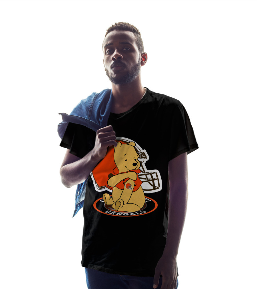 Pooh Browns Cincinnati Bengals T-Shirt