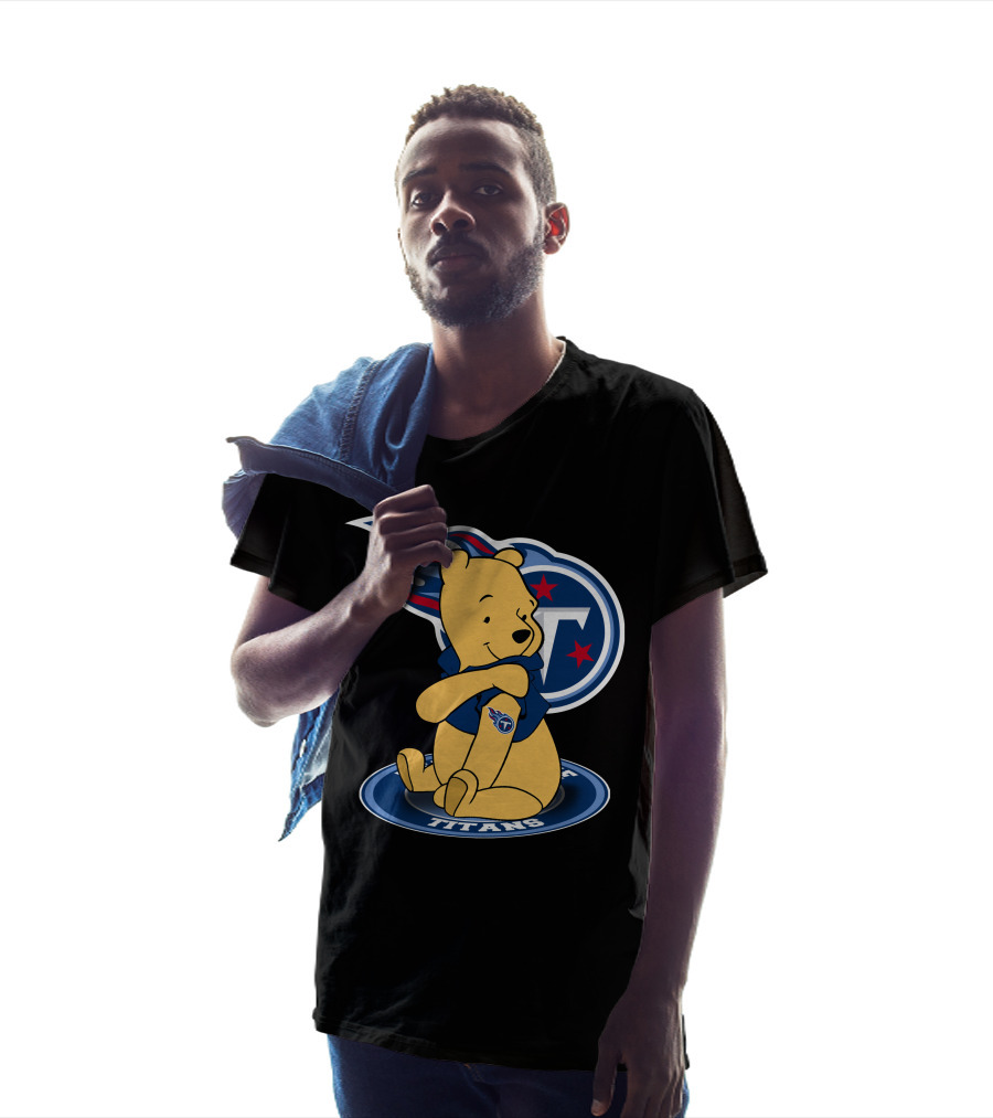 Tennessee Titans Pooh Bear Fan Crossover T-Shirt