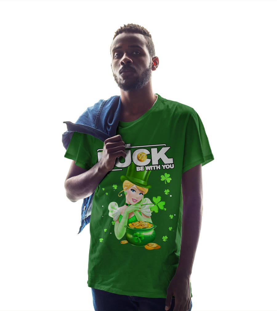 Cinderella May The Luck Be With You St. Patrick's Day T-Shirt