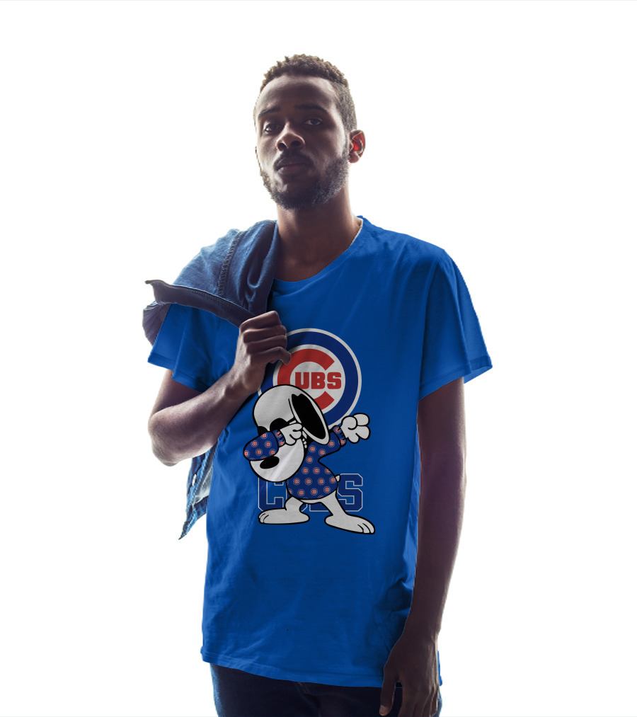Chicago Cubs Snoopy Dabbing T-Shirt