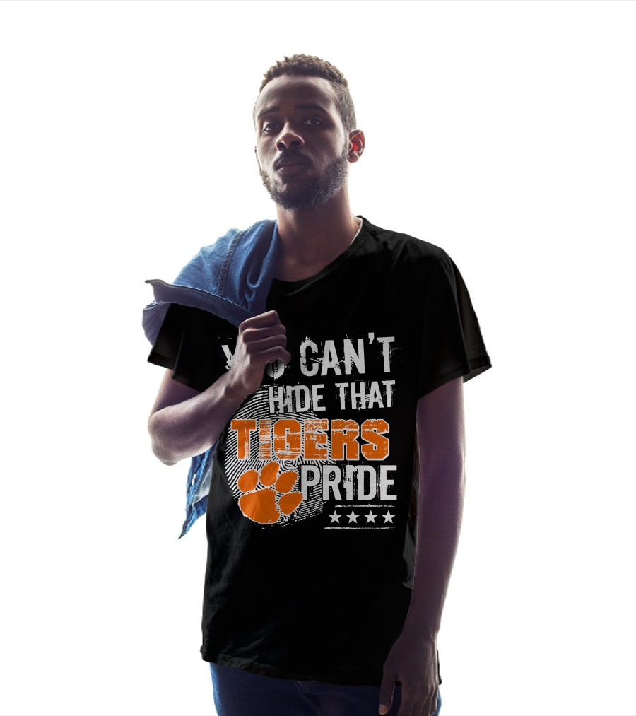 You Can't Hide That Tigers Pride Fingerprint Paw Stars T-Shirt