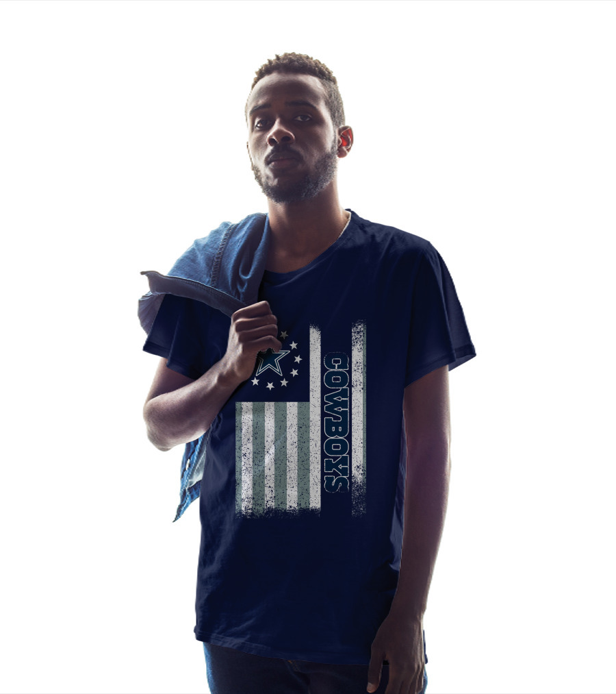 Dallas Cowboys American Flag Star Stripes T-Shirt