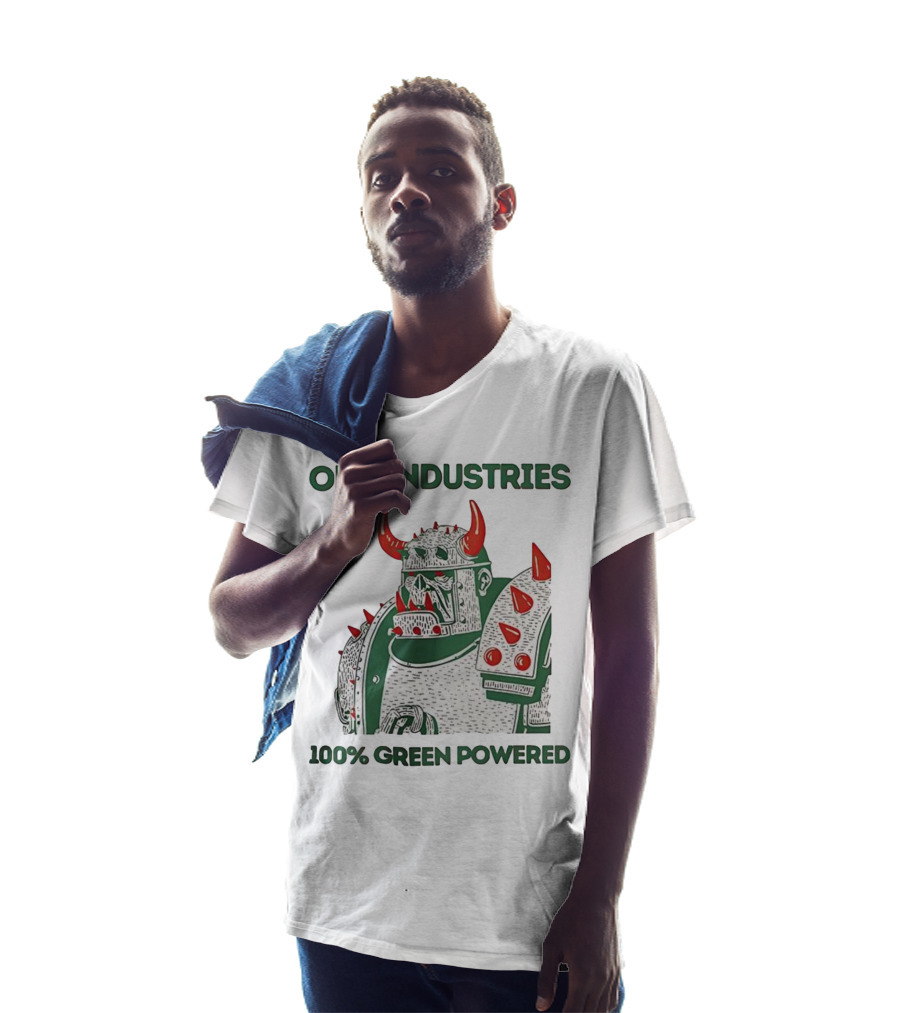 ORK Industries 100% Green Powered Orc Character Warrior T-Shirt