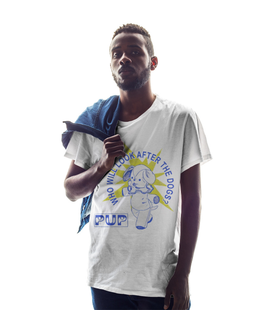 PUP Who Will Look After The Dogs Dog Star T-Shirt