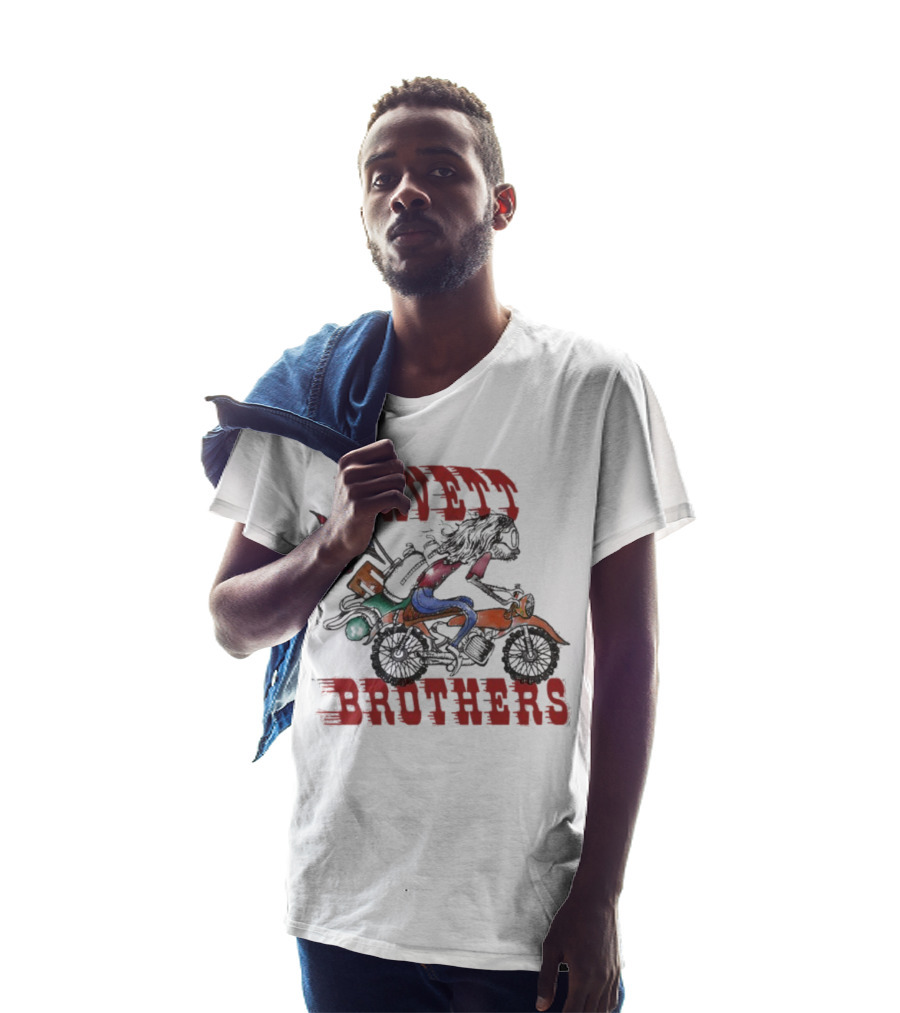Avett Brothers Motorcycle American Flag Rider T-Shirt