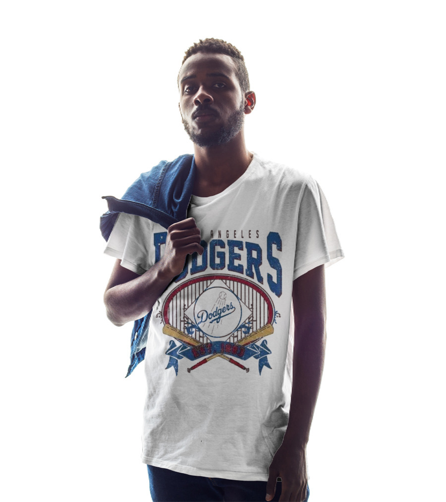 Los Angeles Dodgers Est 1883 Vintage MLB Baseball Dodgers Retro Style T-Shirt