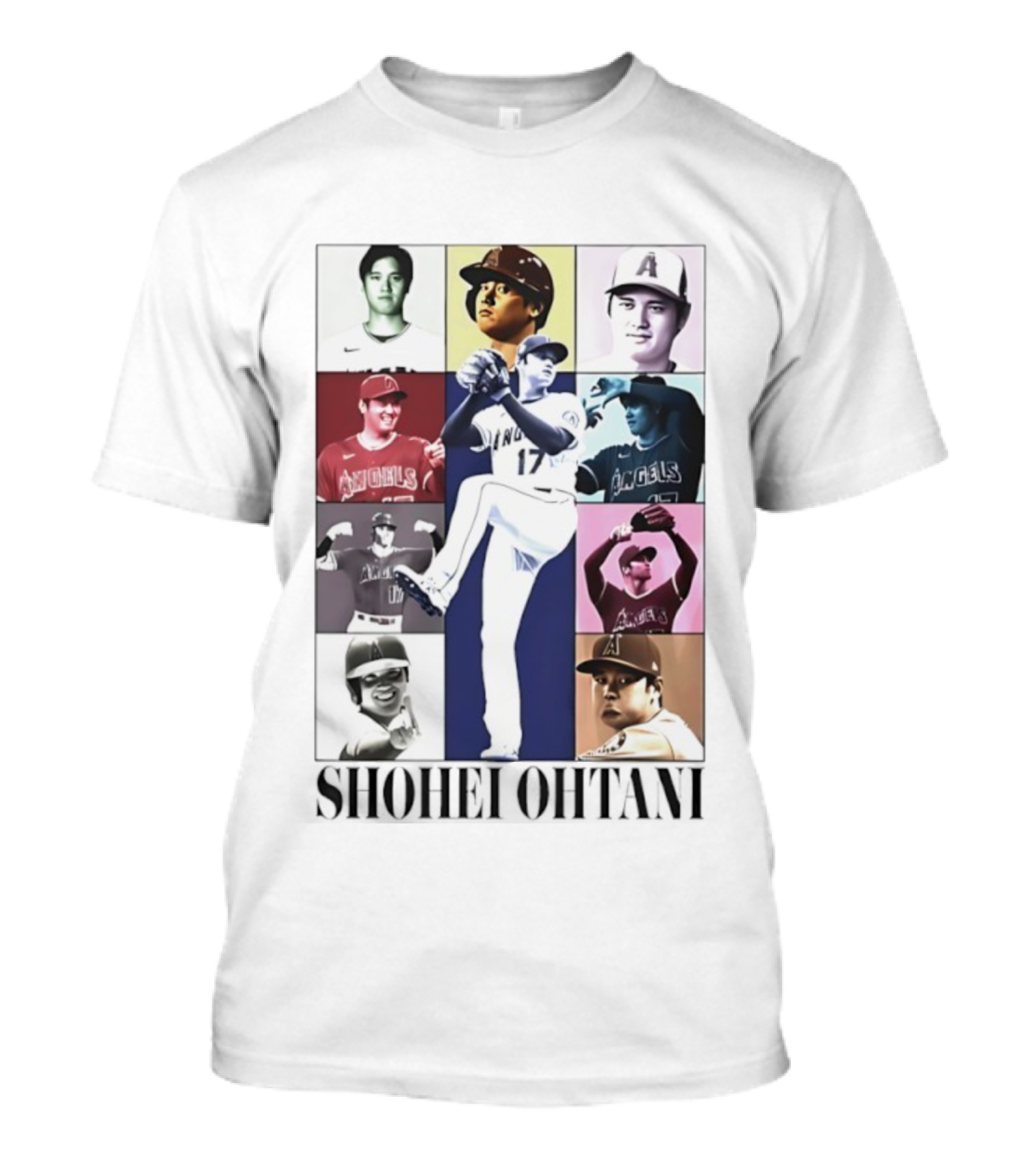 Shohei Ohtani Angels Era Tour Pitching Moments T-Shirt