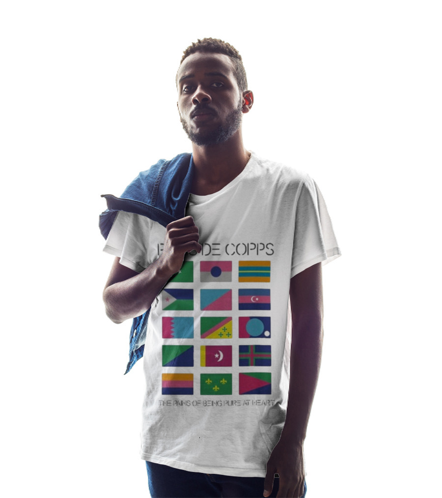 Pains De Corps The Pains Of Being Pure At Heart Flags T-Shirt
