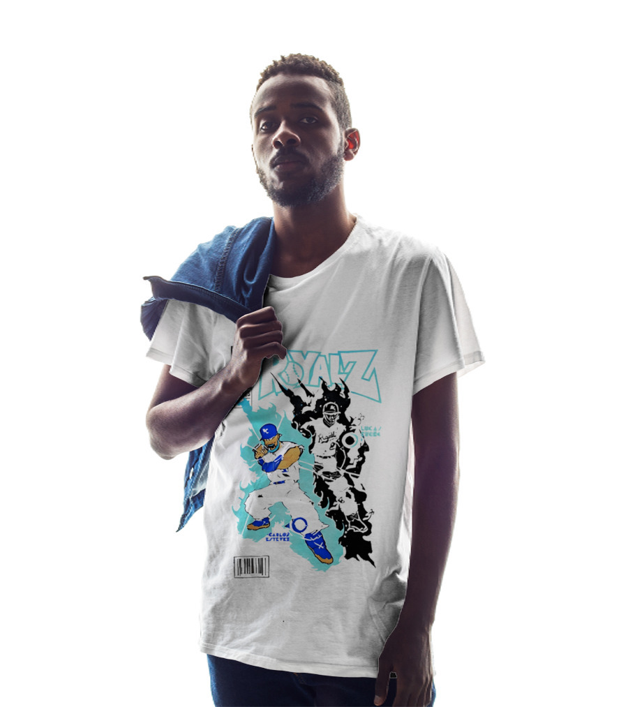 KC Royals Estévez Erceg Royalz Cartoon Baseball T-Shirt