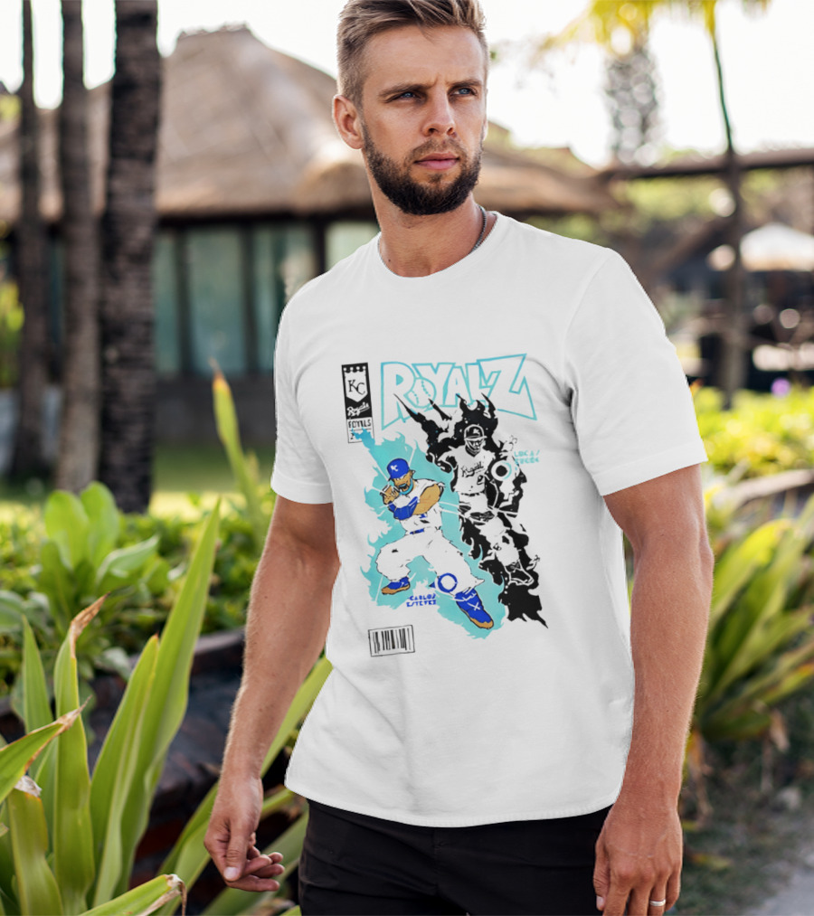 KC Royals Estévez Erceg Royalz Cartoon Baseball T-Shirt
