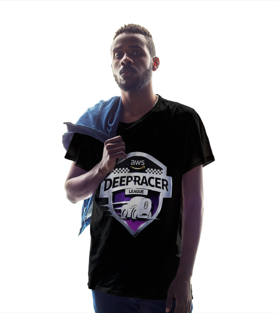 AWS DeepRacer League Shield Emblem Racing Championship T-Shirt