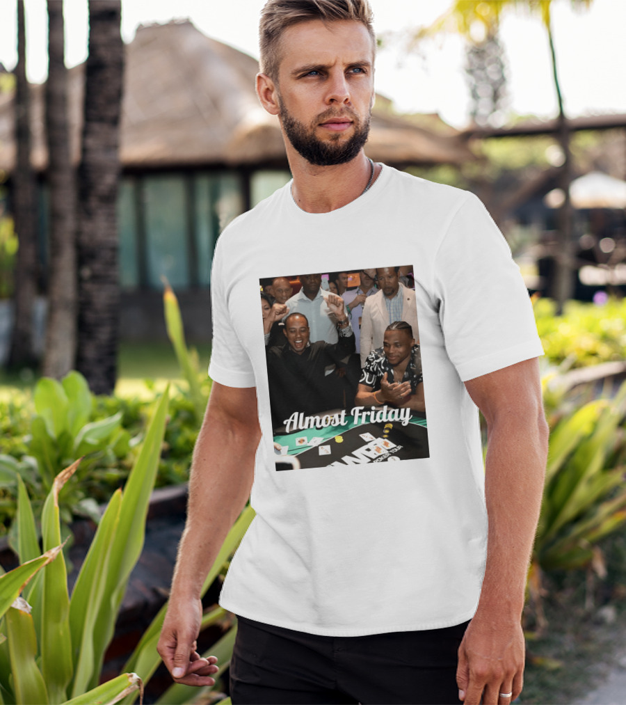 Tiger Woods World Poker Tour Almost Friday Celebration T-Shirt