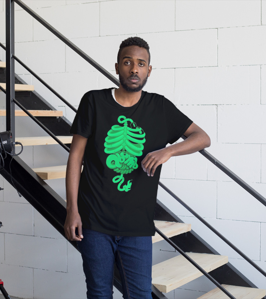 Qbomb Labs Neon Ribcage Gut Bomb T-Shirt