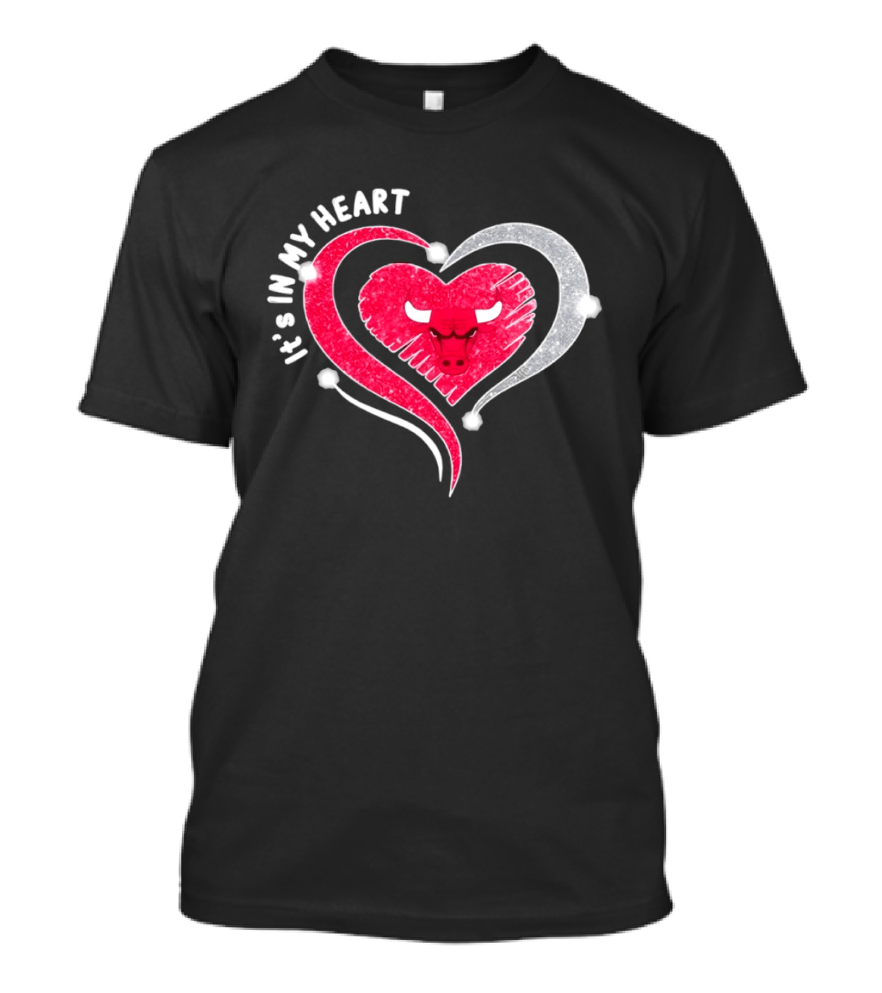 Chicago Bulls It's In My Heart Basketball NBA 2026 T-Shirt