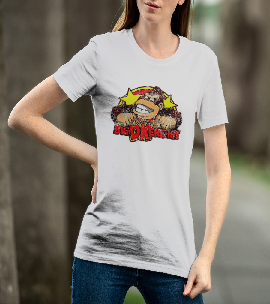BIG DK Energy Retro Style Gaming Ape T-Shirt