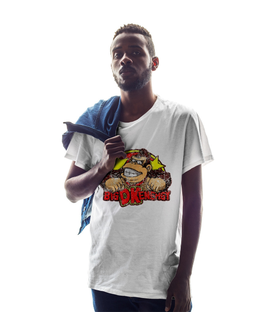 BIG DK Energy Retro Style Gaming Ape T-Shirt
