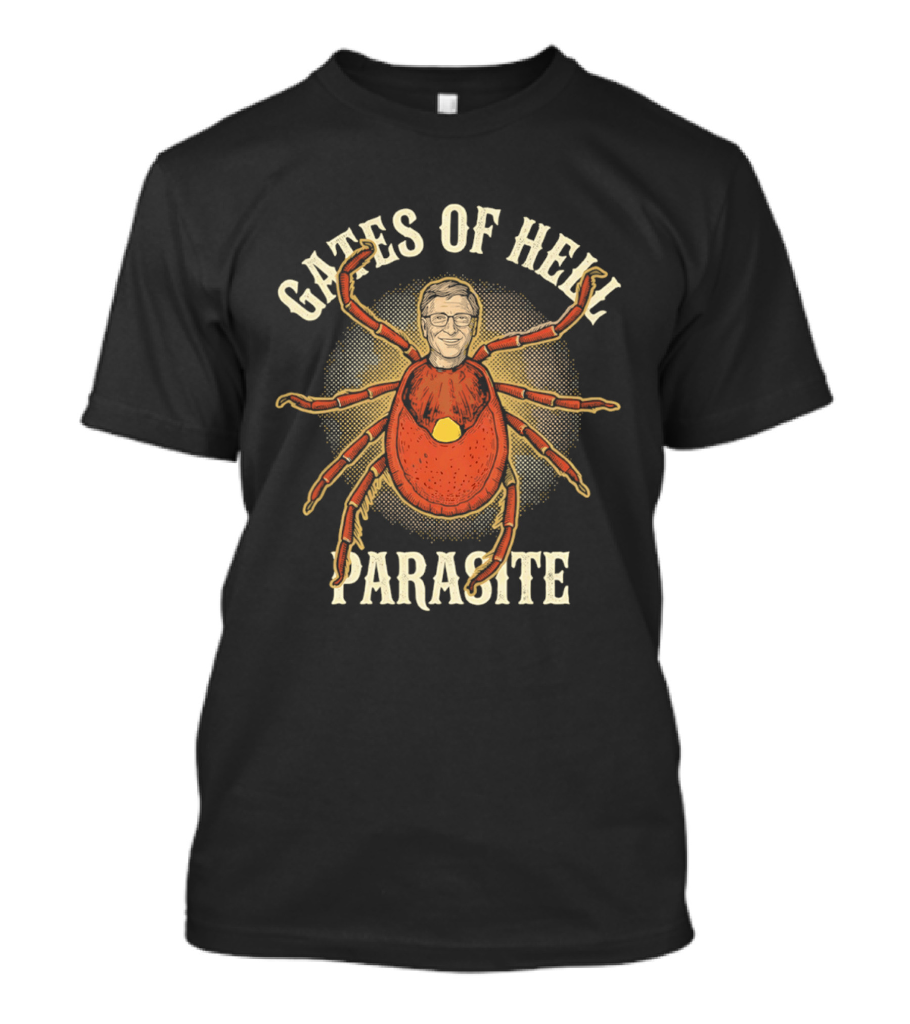 Gates Of Hell Parasite Creepy Arachnid T-Shirt