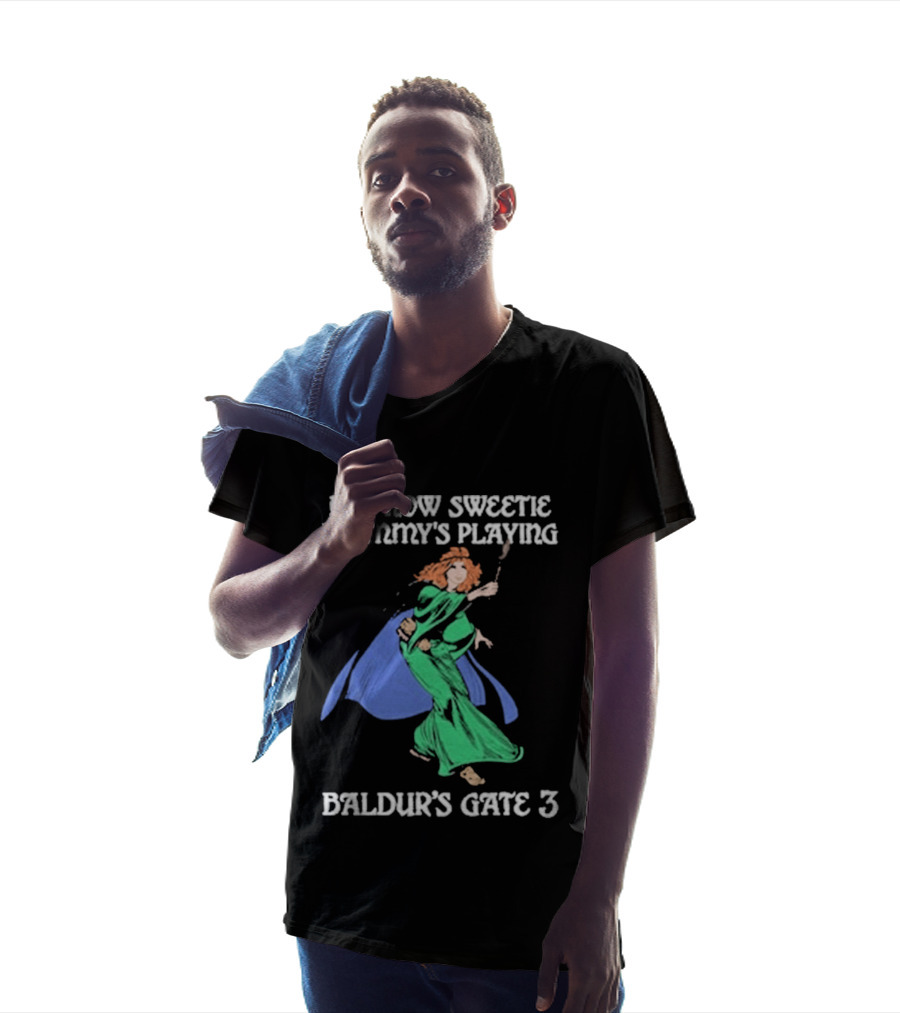 Not Now Sweetie Mommy’s Playing Baldur’s Gate 3 Game 3 T-Shirt