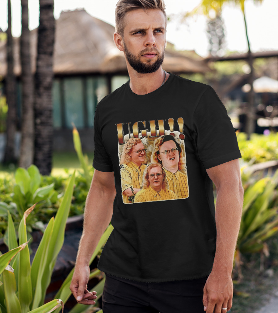 Ughh James Love On The Spectrum UGH!! Yellow Plaid T-Shirt