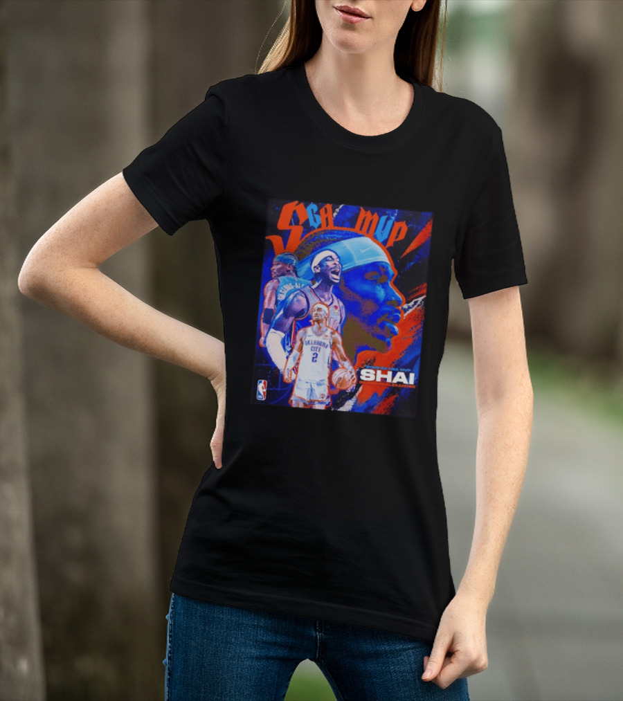 SGA MVP Shai Gilgeous Alexander Oklahoma City 2025 26 NBA MVP T-Shirt