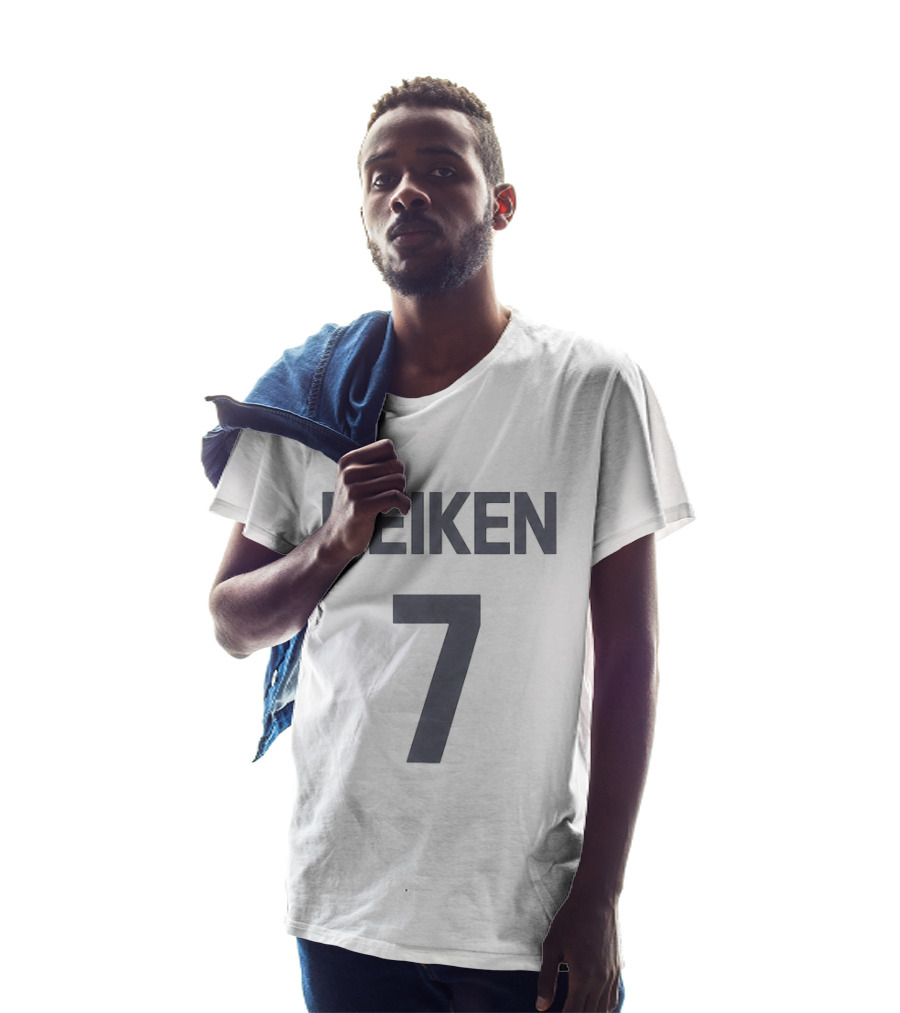 Reiken 7 Japan White Gold Basketball Jersey T-Shirt