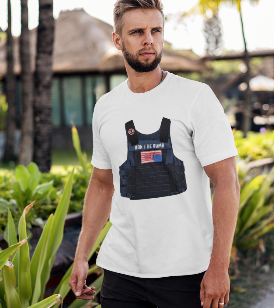 Original A$AP Rocky Don't Be Dumb Tour Tactical Vest With Patch T-Shirt