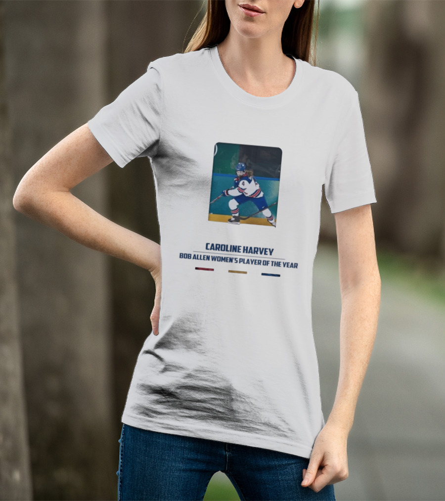 Caroline Harvey Bob Allen Women's Player Of The Year Ice Hockey USA Team 4 T-Shirt