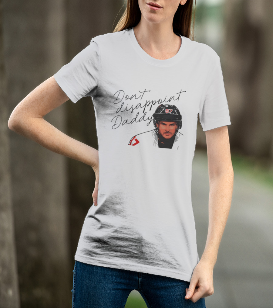 Don't Disappoint Daddy Sidney Crosby Hockey Legend 87 T-Shirt