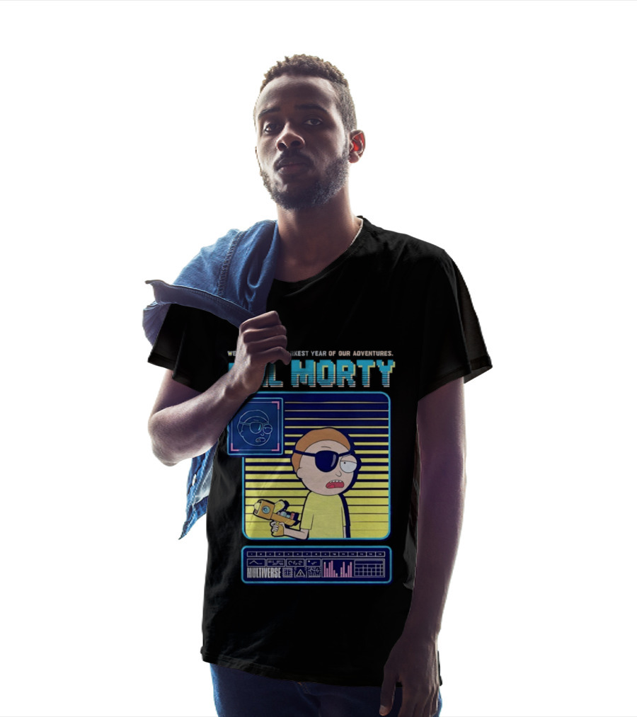 Welcome To The Darkest Year Evil Morty Multiverse Adventure Eyepatch T-Shirt