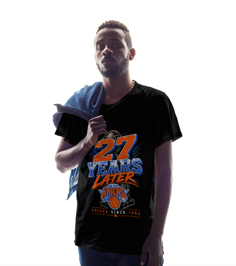 New York Knicks 27 Years Later Since 1999 NBA Basketball Anniversary T-Shirt
