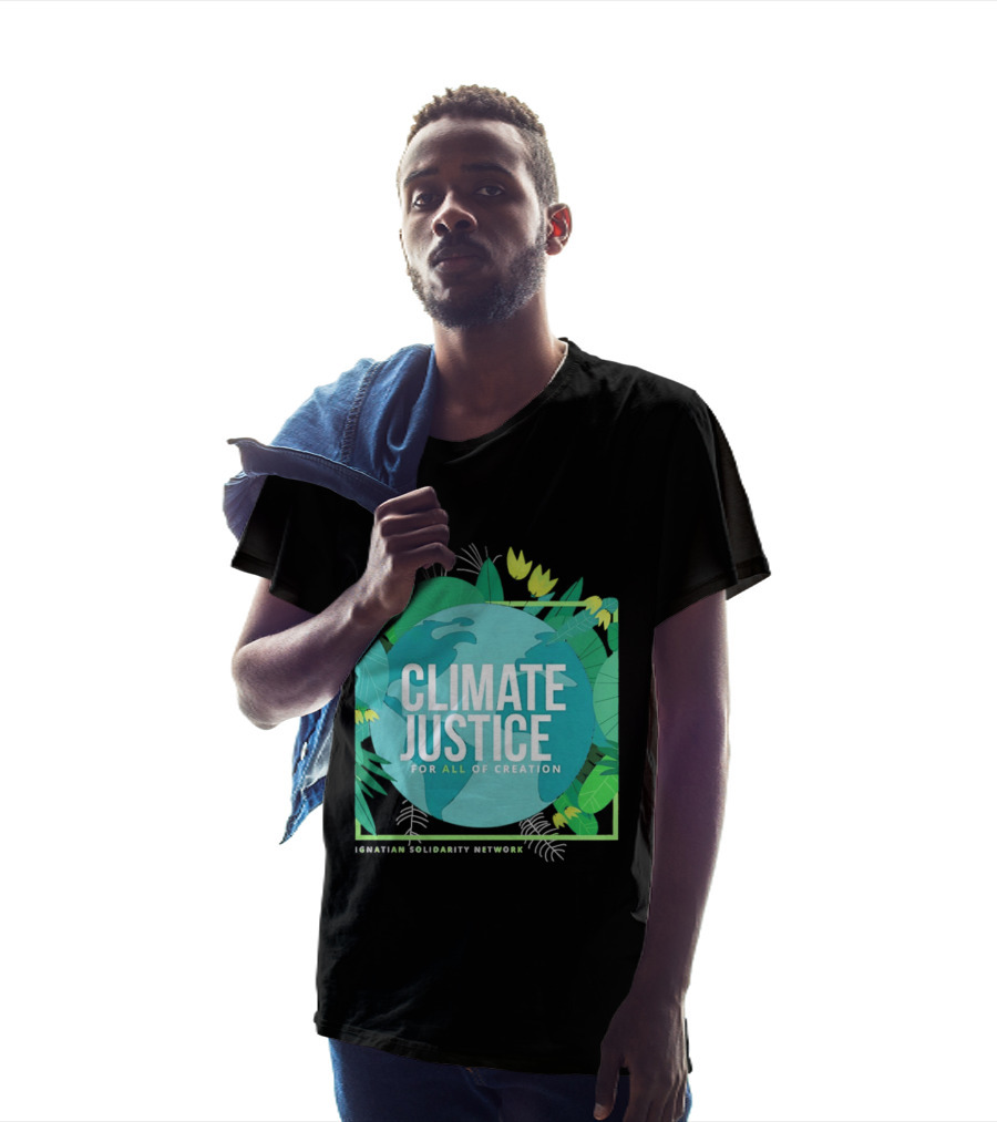Ignatian Solidarity Network Climate Justice For All Of Creation Earth Floral T-Shirt