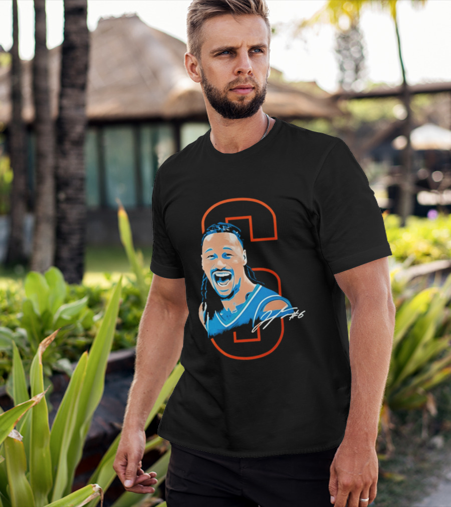 Jaylin Williams OKC Thunder #6 Cartoon T-Shirt