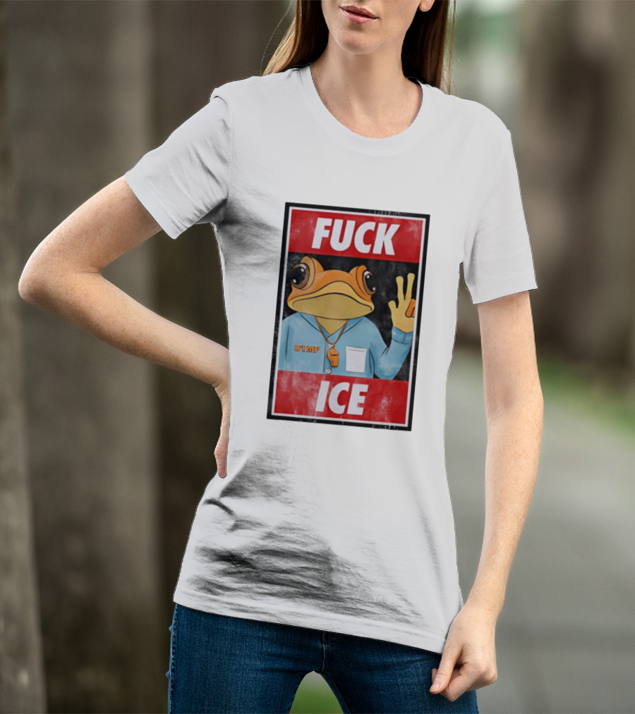 Fuck ICE DTMF Frog Whistle New York Knicks Player Basketball Sports T-Shirt