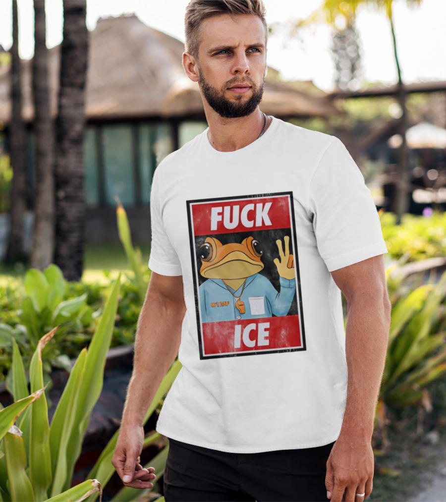 Fuck ICE DTMF Frog Whistle New York Knicks Player Basketball Sports T-Shirt