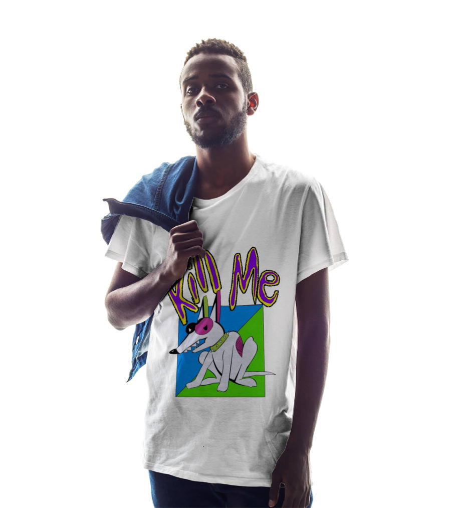 Kill Me Spuds MacKenzie Dog 1980s Pop Culture T-Shirt