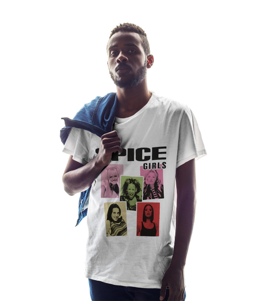 Spice Girls Emma Mel B Geri Mel C Victoria T-Shirt