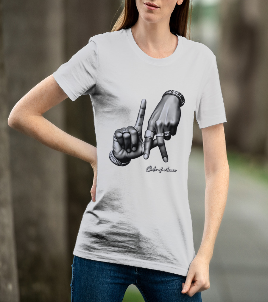 Code Of Silence LA Hand Gesture T-Shirt