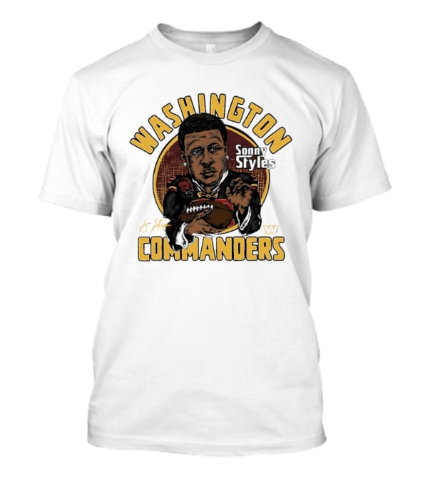 Washington Commanders Sonny Styles Classic Caricature T-Shirt