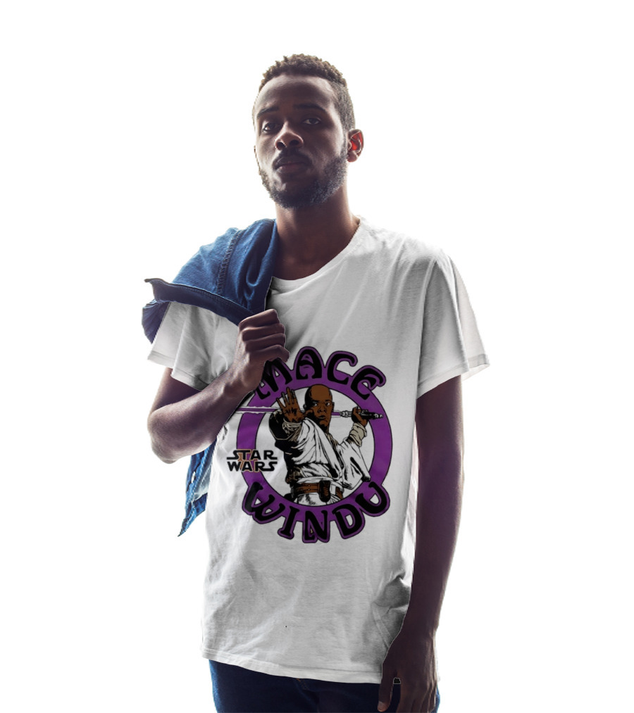 Star Wars Mace Windu Purple Jedi T-Shirt