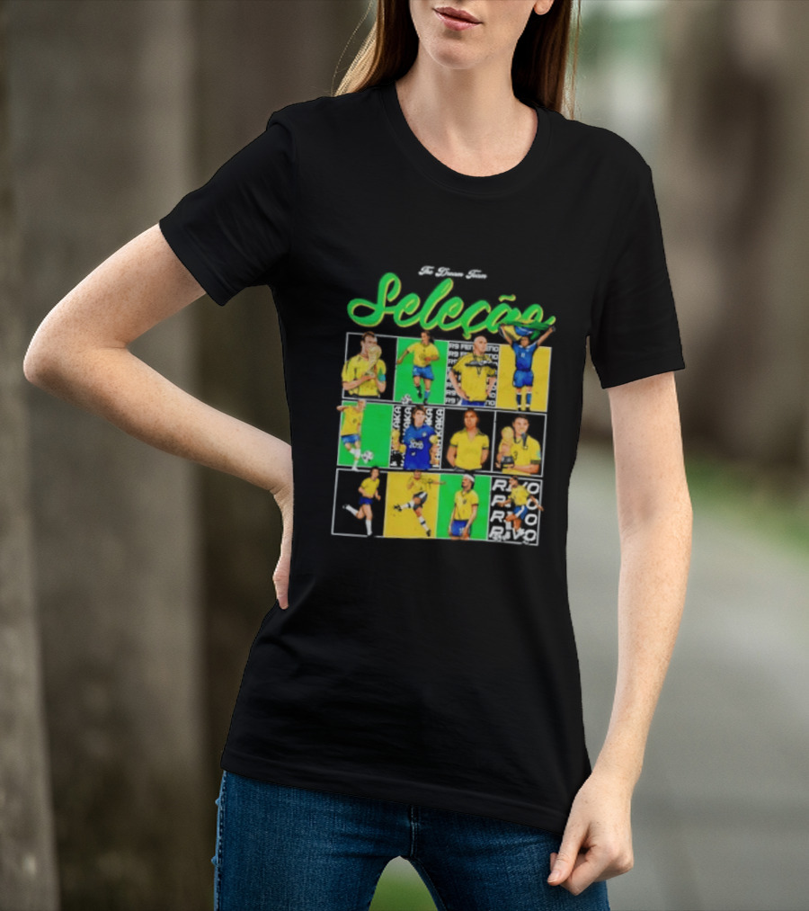 Selecao Brasil Football Legends Soccer Dream Team Series T-Shirt
