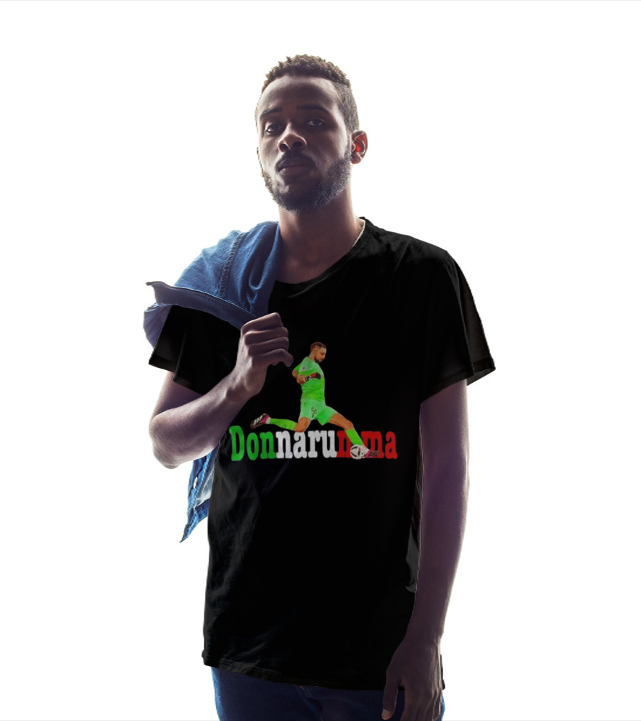 Donnarumma Italian Goalkeeper Action Pose Football Soccer T-Shirt