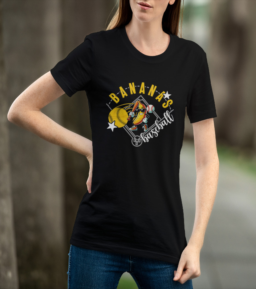 Savannah Bananas Baseball Cartoon 2026 Meme T-Shirt